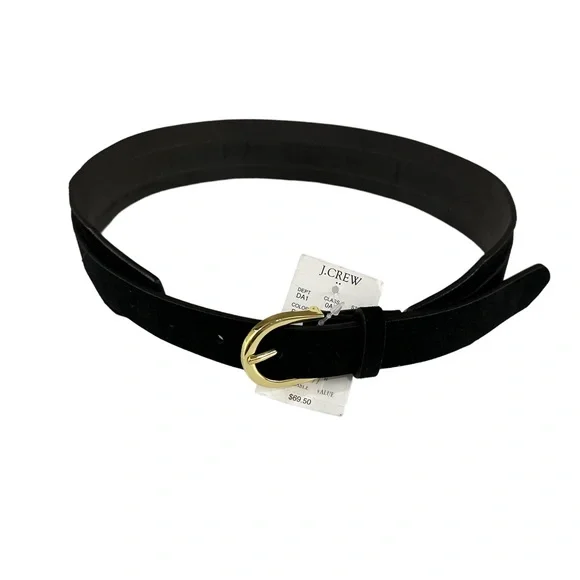 J. Crew | Accessories | Nwt J Crew Sueded Black Belt Ml 3337  display picture 2